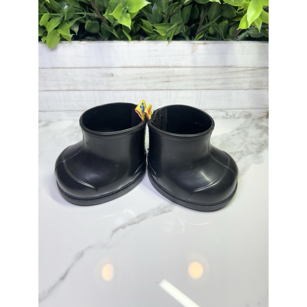 Build-A-Bear BLACK RUBBER BOOTS Teddy shoes, outfit, Build A Bear